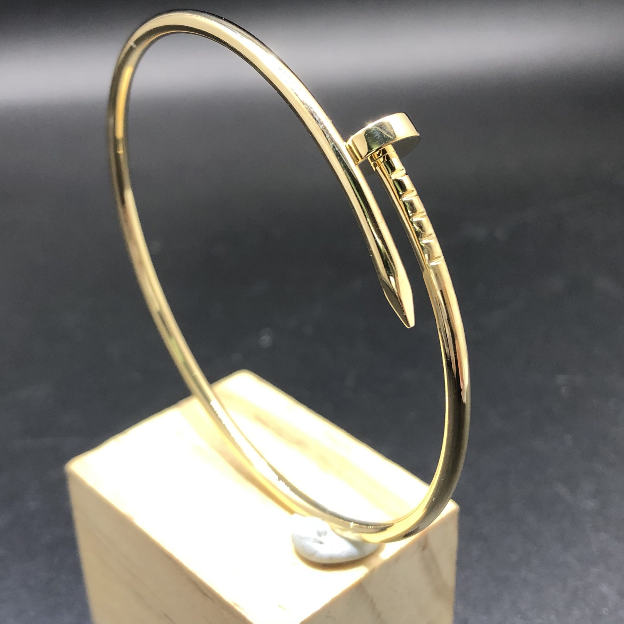 Bracelet Cartier Juste un Clou sur mesure en or jaune 18 carats,Petit modèle